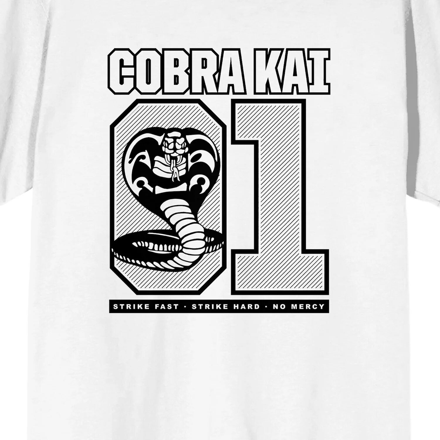 

Мужская футболка Cobra Kai 01 Strike Fast Licensed Character