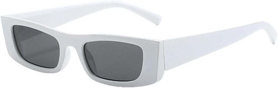 

Модные маленькие черные солнцезащитные очки для женщин, роскошные прямоугольные солнцезащитные очки, овальные солнцезащитные очки для женщин, очки с защитой от УФ-излучения UV400 generic, White Gray