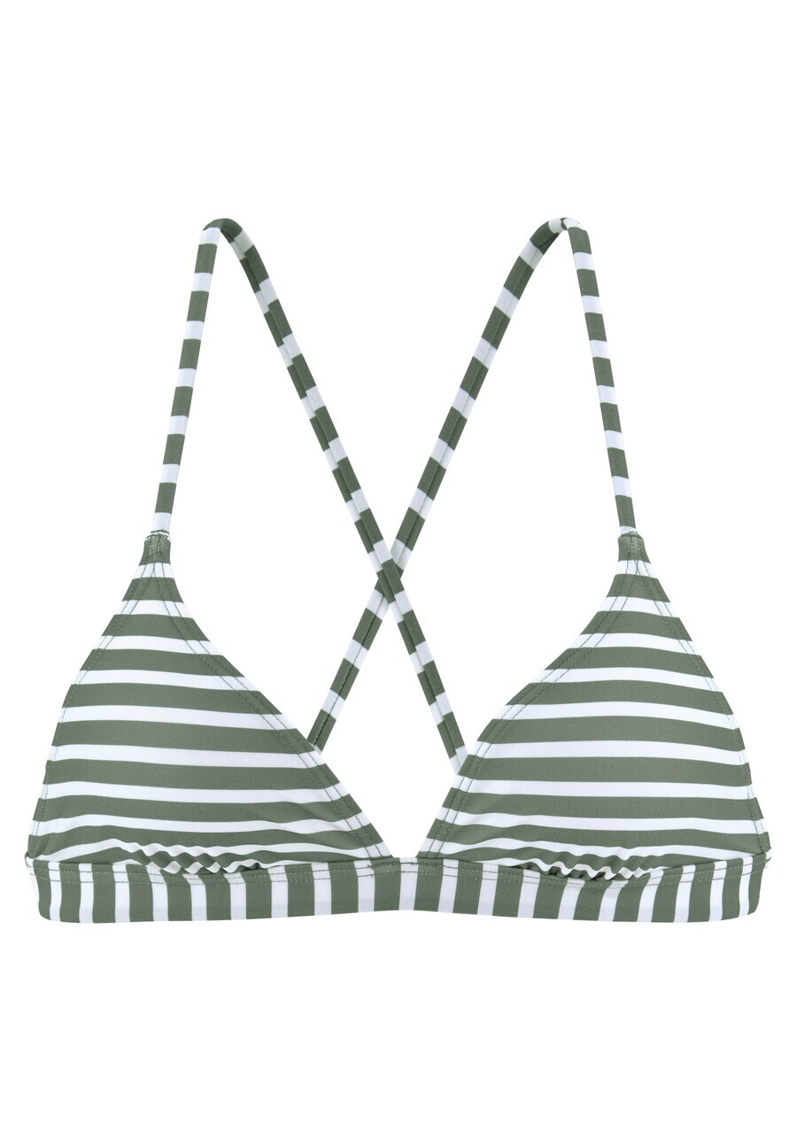 

Топ бикини VENICE BEACH Triangle Bikini Top, зеленый/белый
