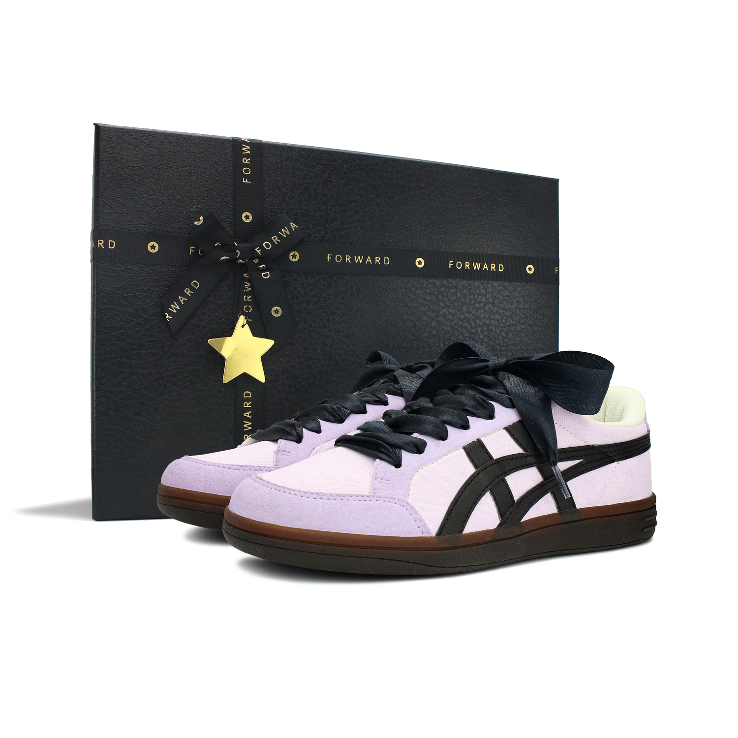 

Onitsuka Tiger Advanti противоскользящие и износостойкие легкие низкие скейтерские кроссовки унисекс черно-фиолетовые, цвет Black Purple