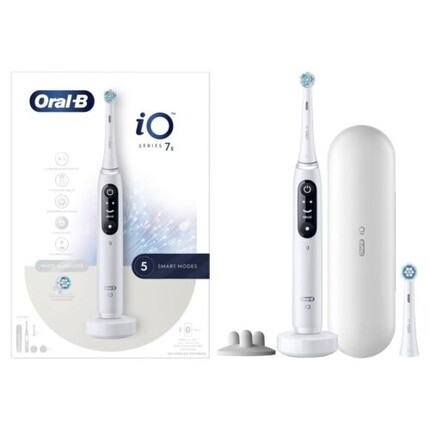 

Вибрационная зубная щетка для взрослых Oral-B Io 7S, белая, Braun