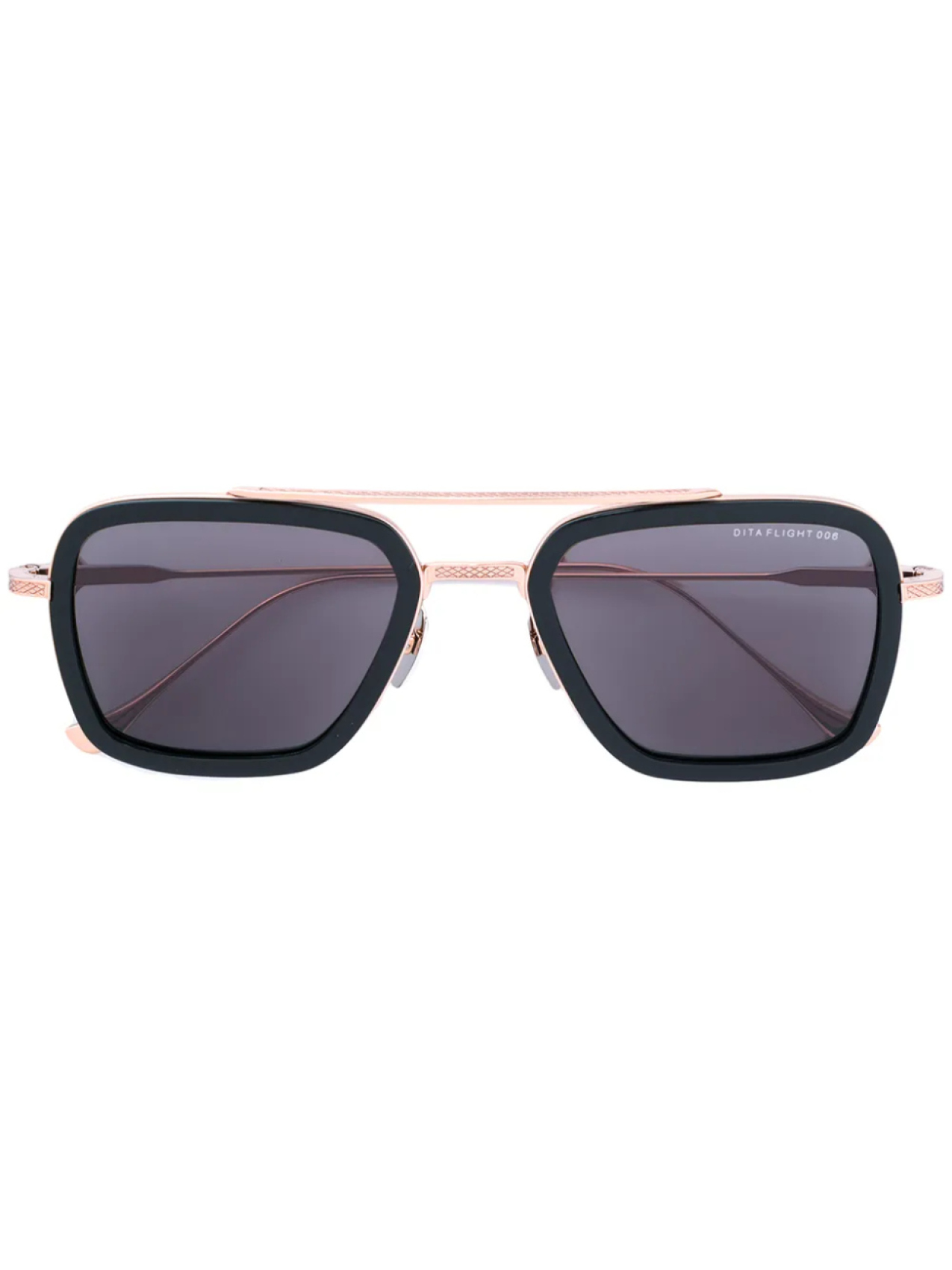 

Dita Eyewear солнцезащитные очки в квадратной оправе, черный