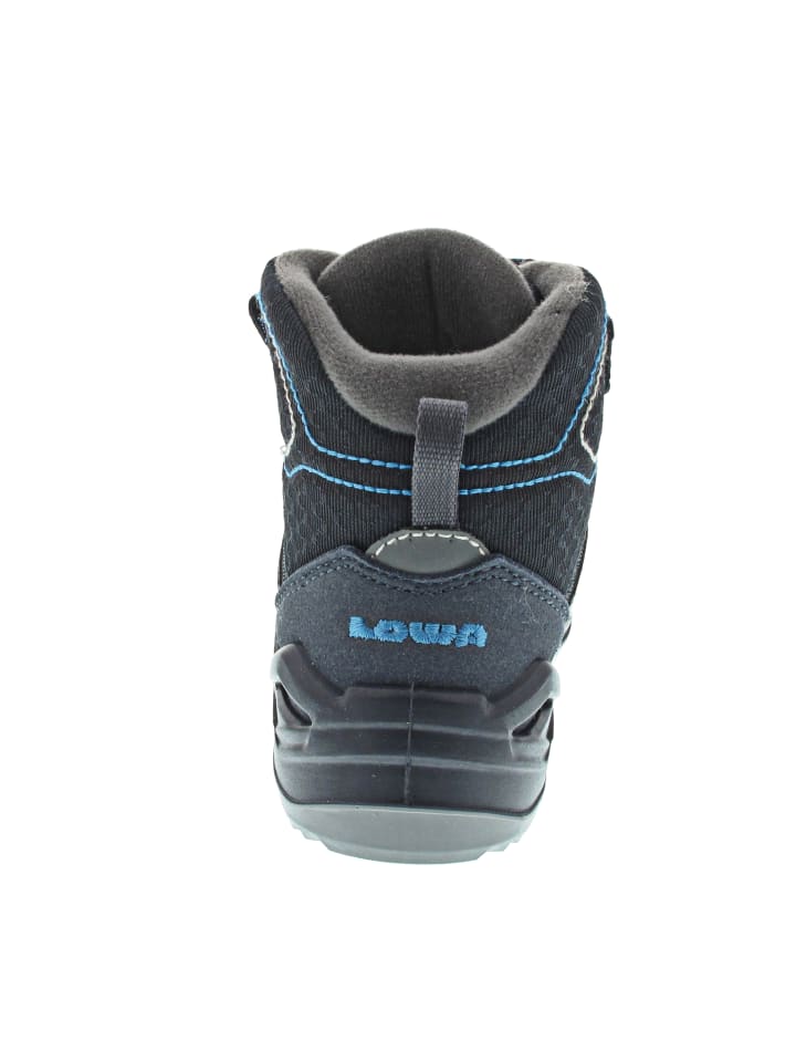 LOWA Ботинки Maddox Warm GTX Mid Jr на липучках, синие — фото 2