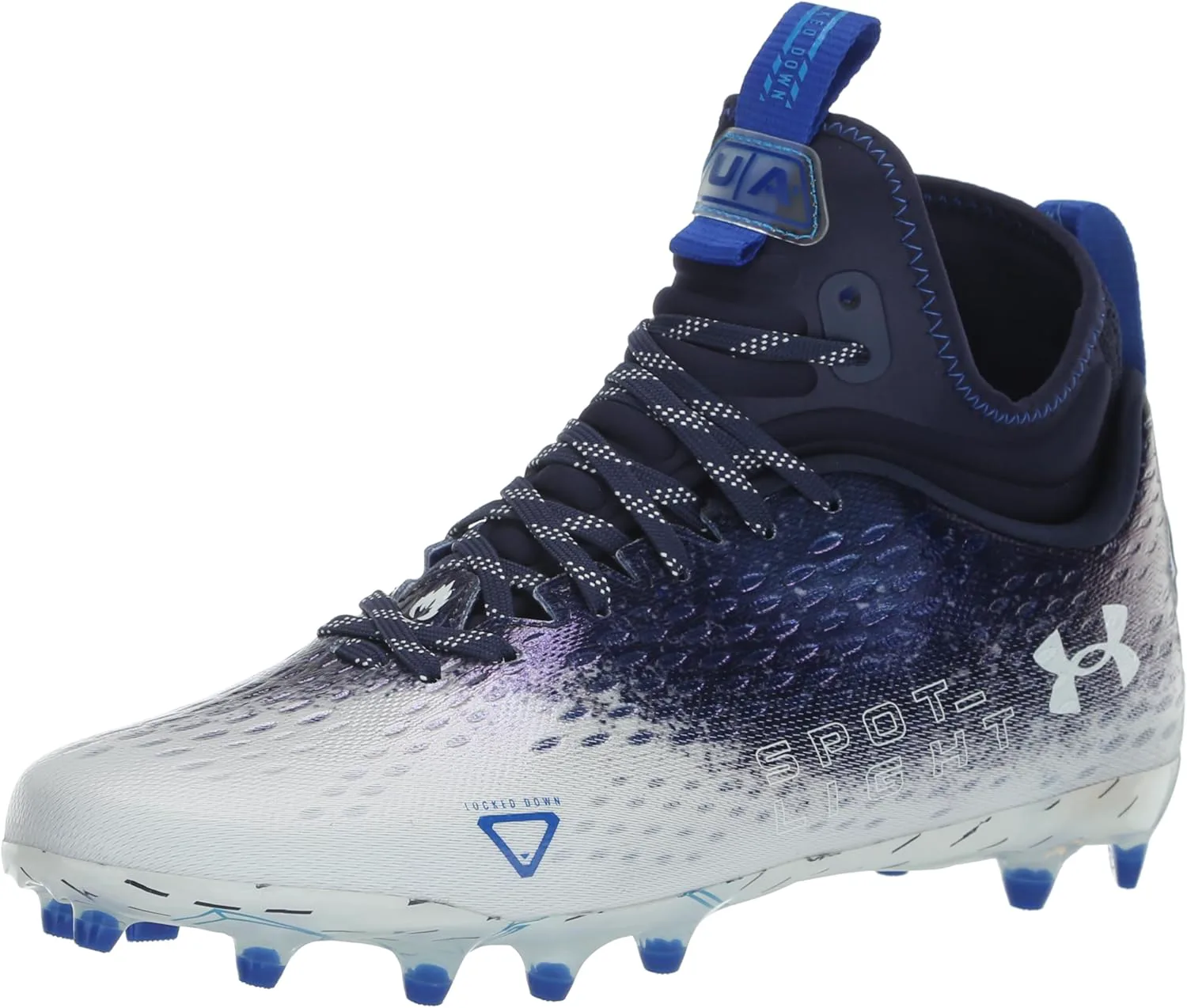 

Футбольные бутсы Under Armour Men's Spotlight Lux Mc 2.0, темно-синий/белый