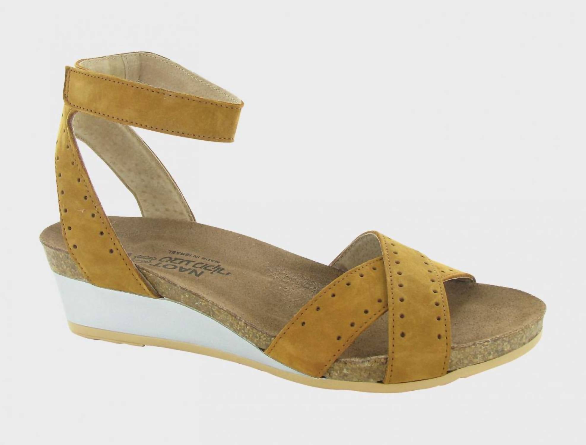 Women's Wand Amber Nubuck Sandal In Glass Brown NAOT