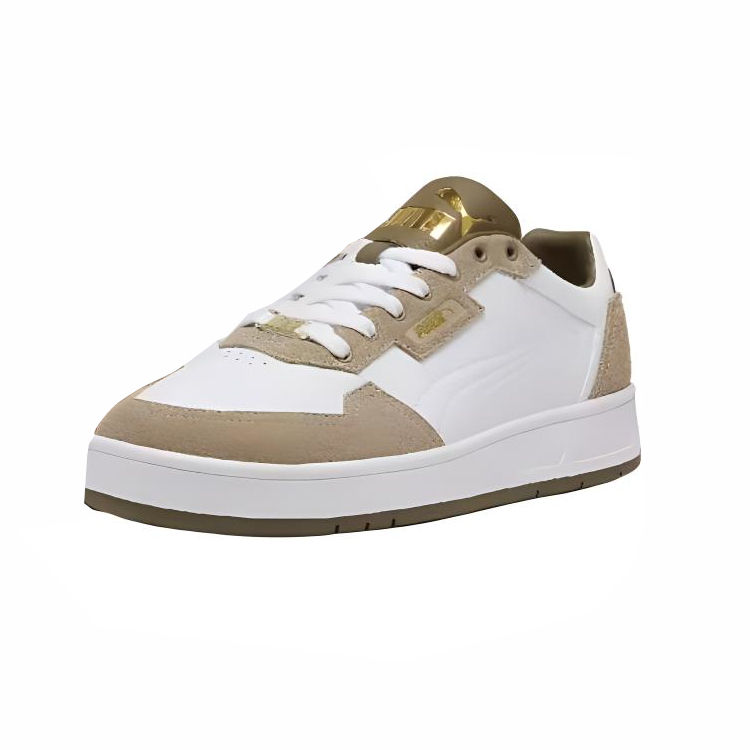 PUMA Низкие скейтборд кроссовки унисекс бело-коричневые, цвет White Brown — фото 2