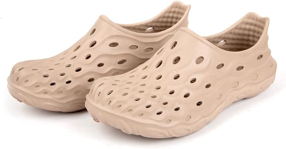 

Мужские садовые туфли HSQMA, шлепанцы для душа без задника, нескользящие из ЭВА, легкие и удобные летние пляжные шлепанцы, водные туфли, обувь для ухода за больными, для дома и улицы (Цвет: синий, Размер: EUR41)