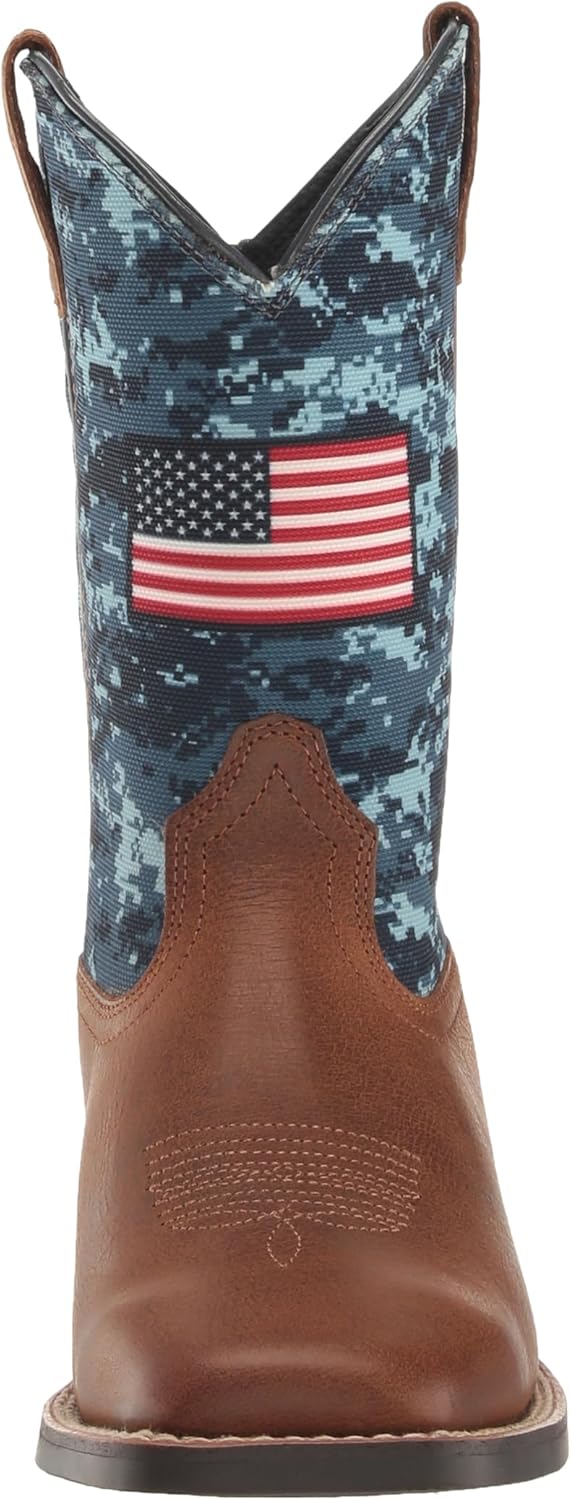 Детские вестерн-бутсы Ariat Patriot, синий — фото 2