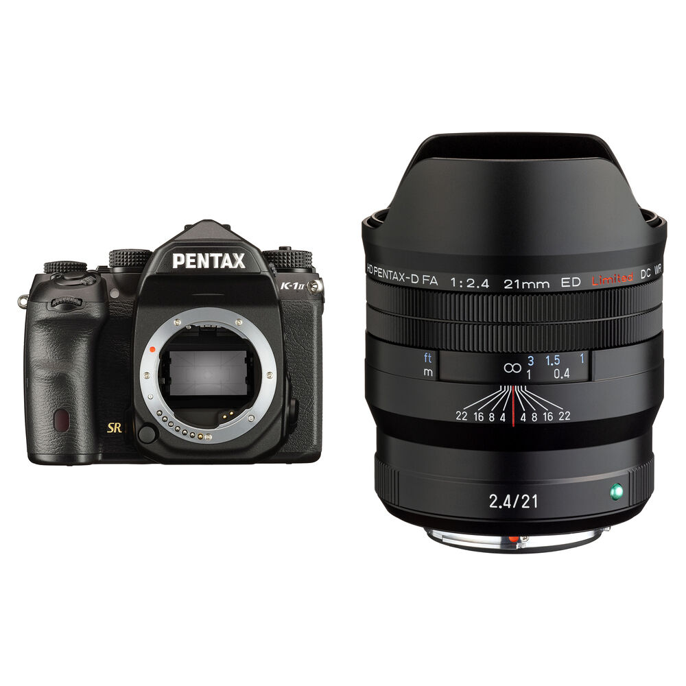 

Зеркальная камера Pentax K-1 Mark II DSLR Camera with HD PENTAX-D FA 21mm f/2.4ED