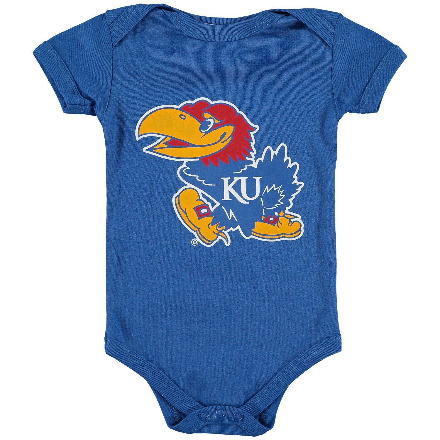 Боди с большим логотипом Infant Royal Kansas Jayhawks Unbranded — фото 3