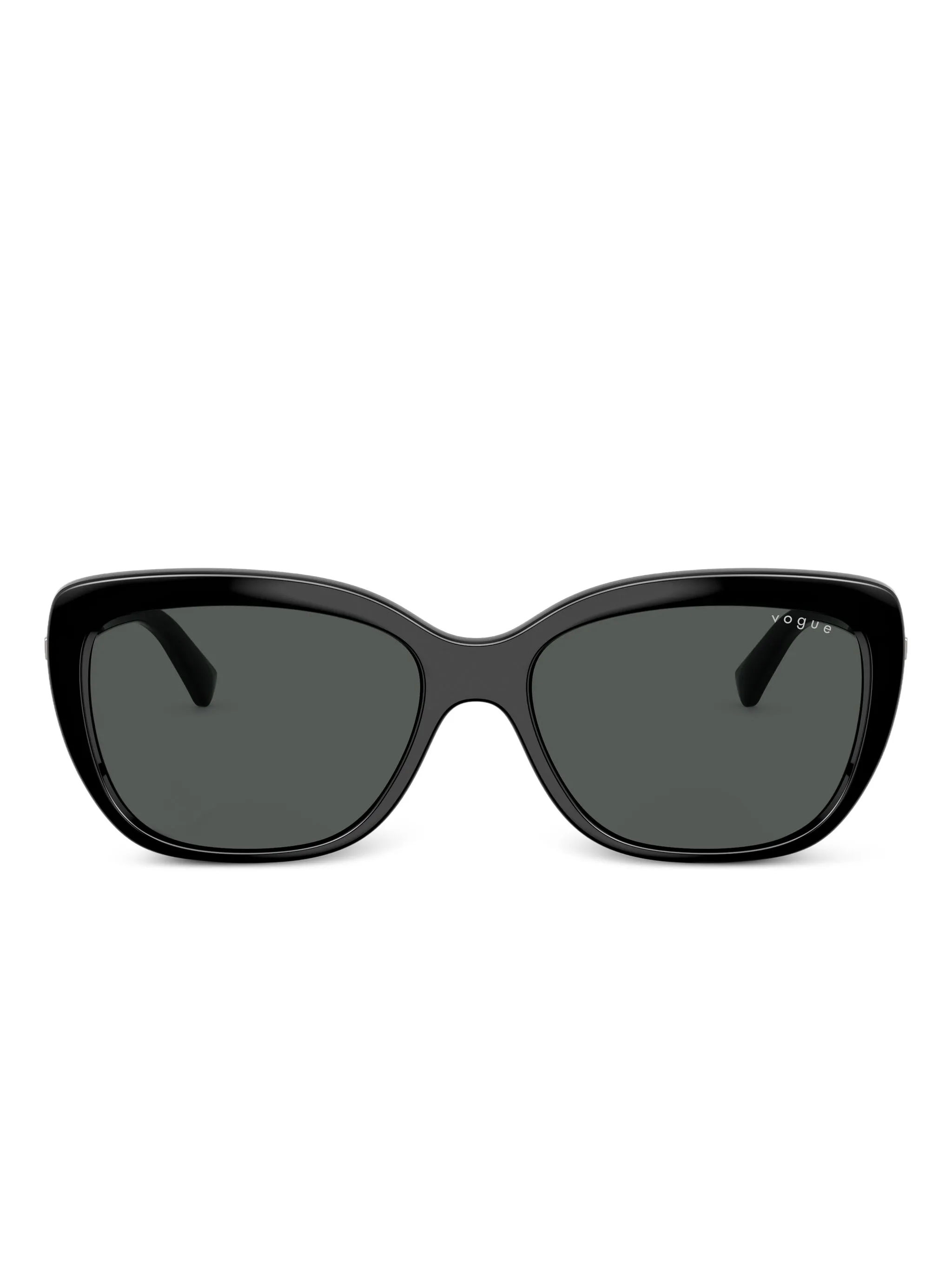 

Декорированные солнцезащитные очки в квадратной оправе Vogue Eyewear, черный