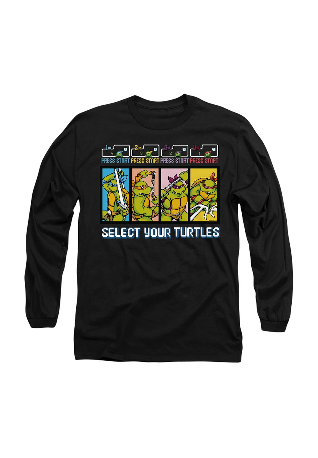 

Топ с длинными рукавами TEENAGE MUTANT NINJA TURTLES SELECT YOUR Cotton Soul, черный