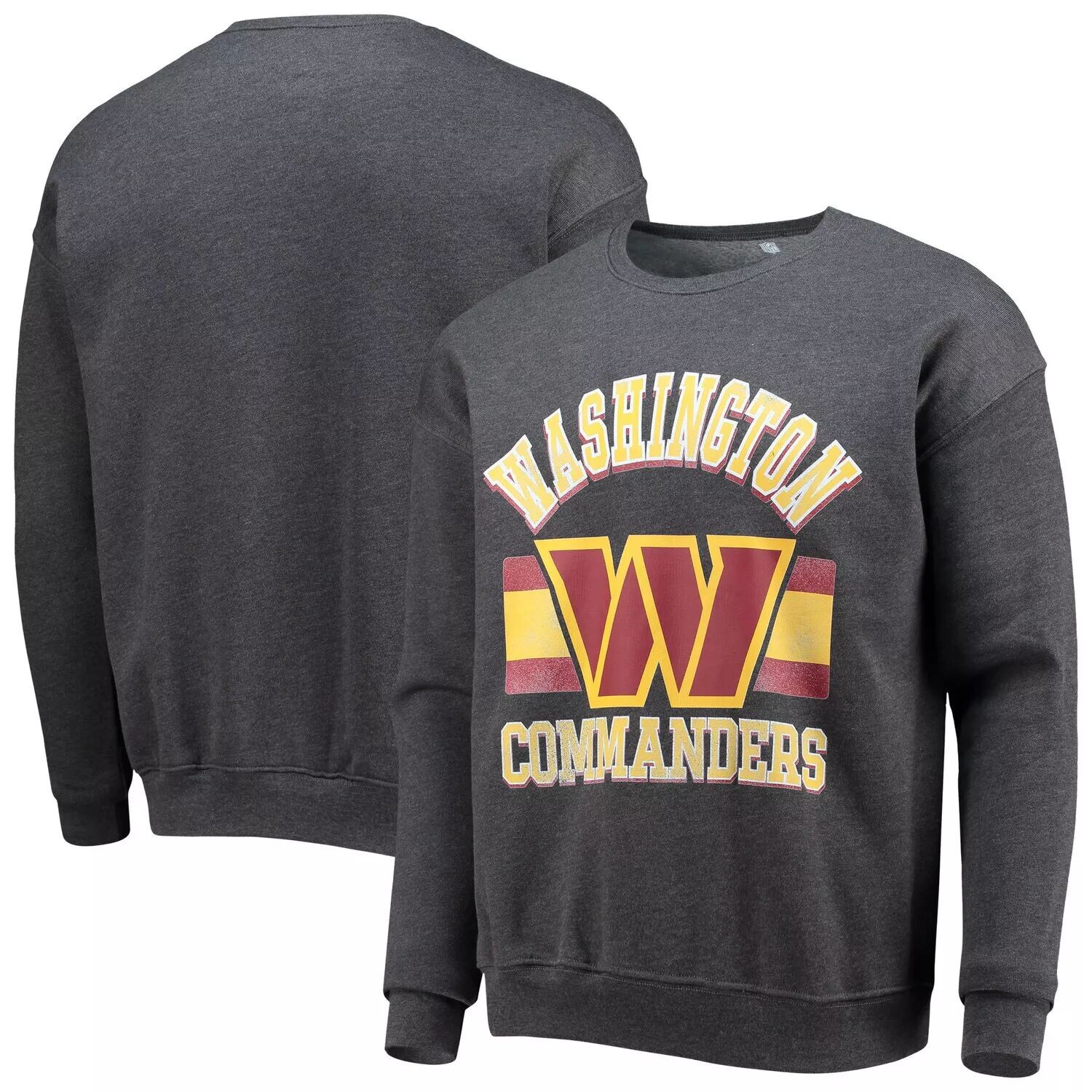 

Мужская коллекция NFL x Darius Rucker от Fanatics Charcoal Washington Commanders, пуловер из губчатого флиса, толстовка