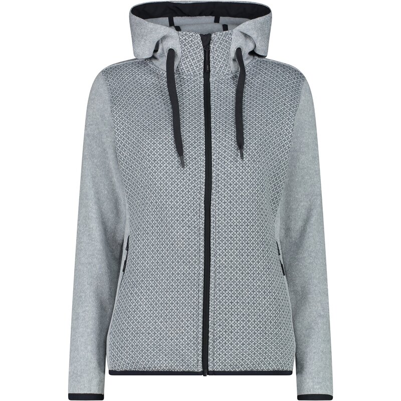 

Женская куртка с капюшоном и фиксатором Cmp, цвет alluminio-bianco