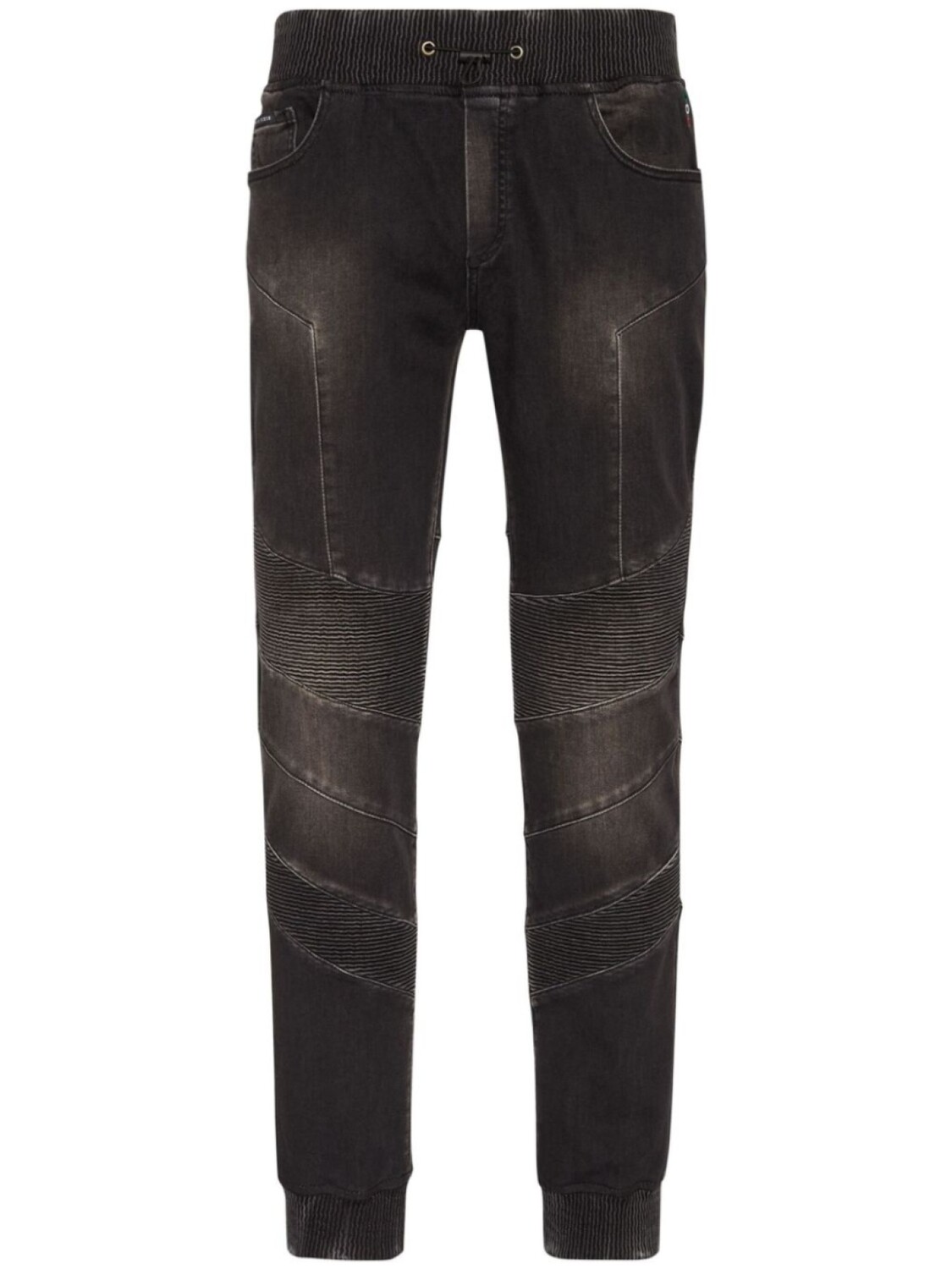 

Philipp Plein джинсы скинни с кулиской, черный