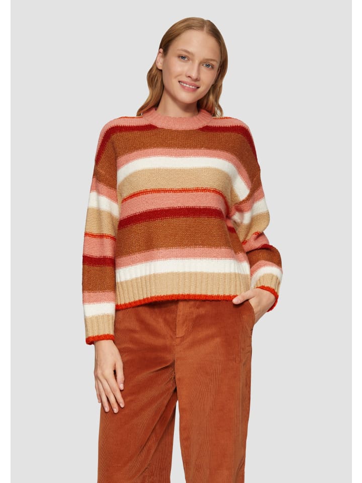 

Пуловер s.Oliver Strickpullover langarm, красный