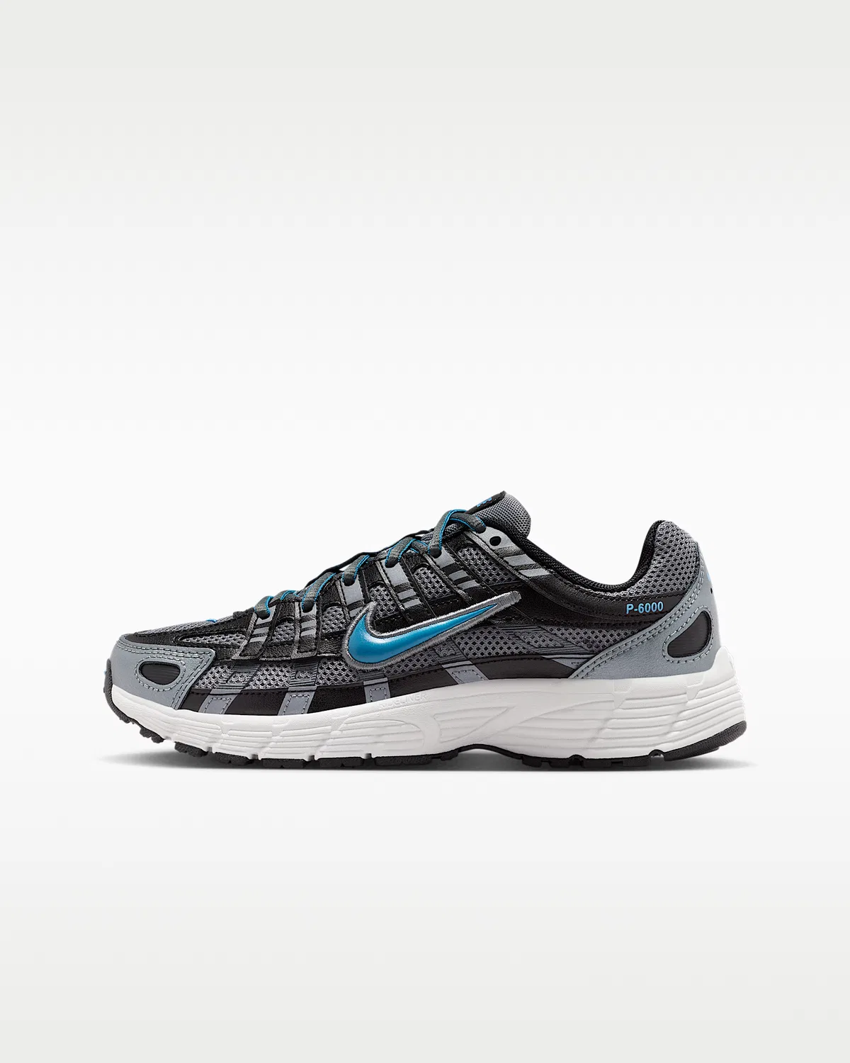 Кроссовки Nike P-6000 для детей, Smoke Grey/Black/Platinum Tint/Dutch Blue