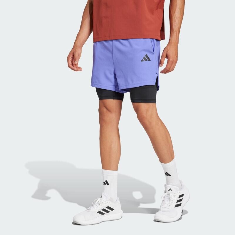 

Спортивные шорты Adidas, синий/черный