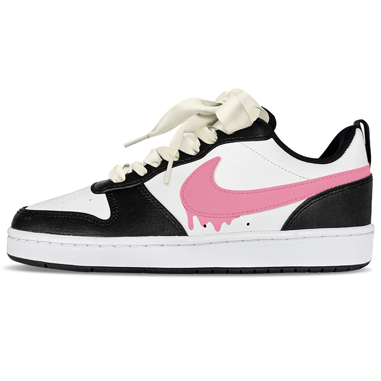 

Кроссовки Nike Court Borough Skateboarding Shoes Women's Low-top Beige, цвет Peach