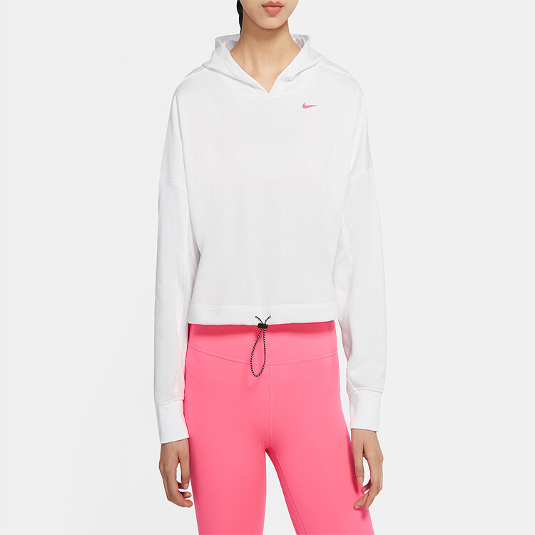 Свитшот женский белый/розовый Nike, белый — фото 4