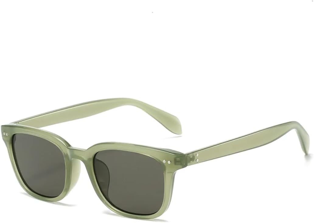 

Солнцезащитные очки с защитой от УФ-излучения UV400 | Оправа с заклепками | Линзы конфетных цветов | Для женщин и мужчин | Для занятий спортом на открытом воздухе и вождения DSVIGF, Jelly Green Grey