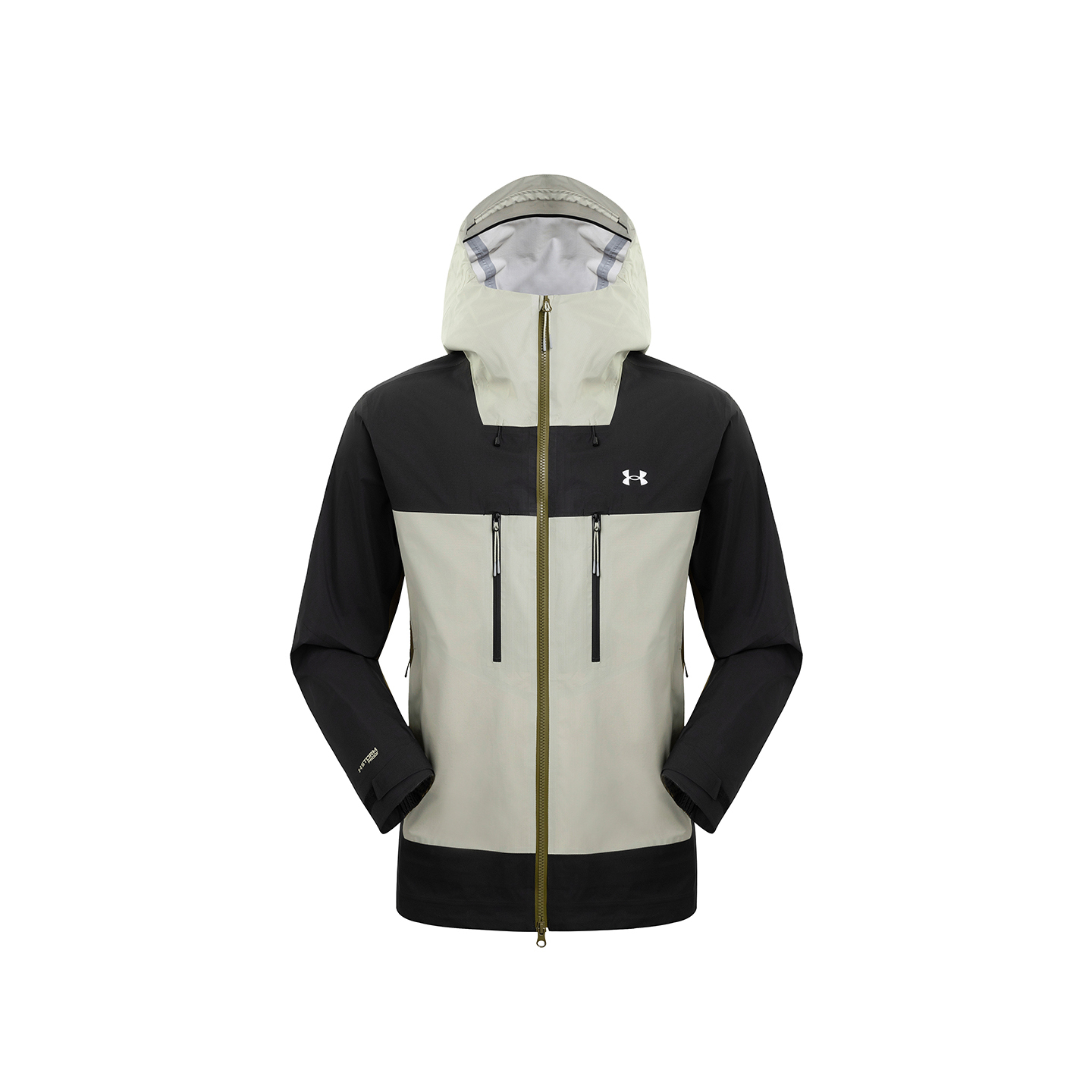 

Under Armour Ветровка мужская водонепроницаемая ветронепроницаемая дышащая износостойкая, 0100 Cool Tea Gray & Black