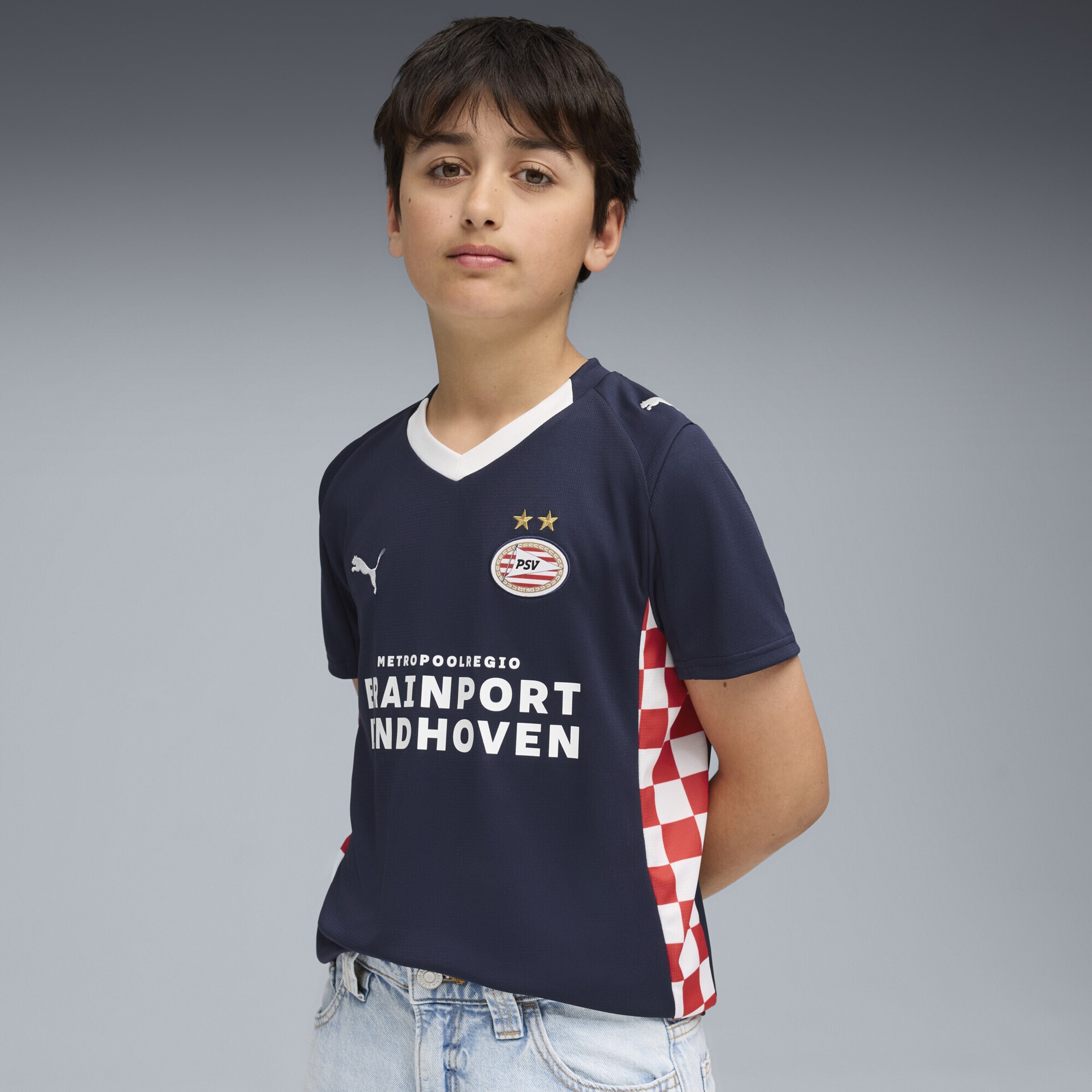 PUMA Футболка Performance 'PSV Eindhoven 25/26' в цвете Navy — фото 3