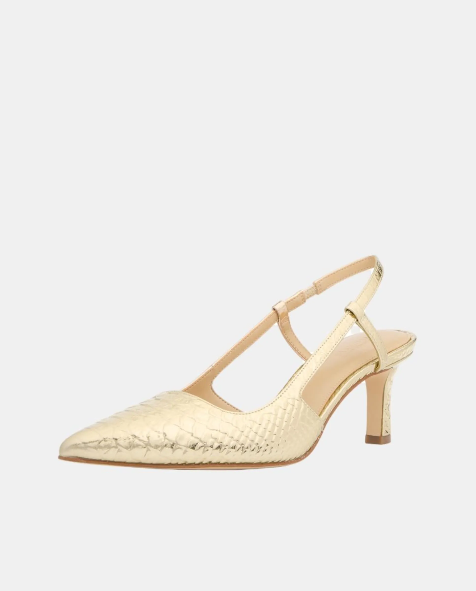 Женские полусапожки Alora Mid Michael Kors, золотой — фото 3