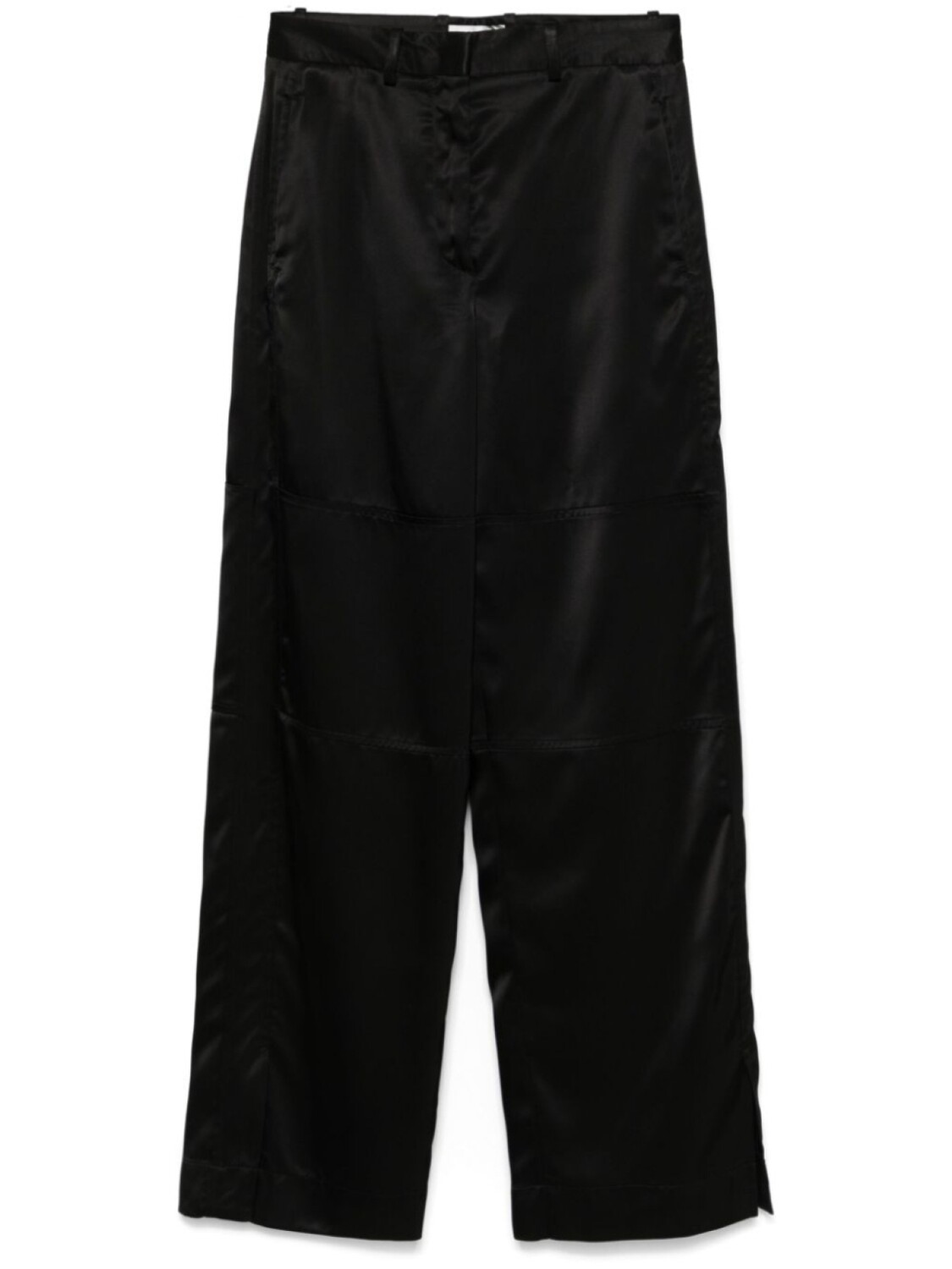 

Атласные брюки Jil Sander, черный
