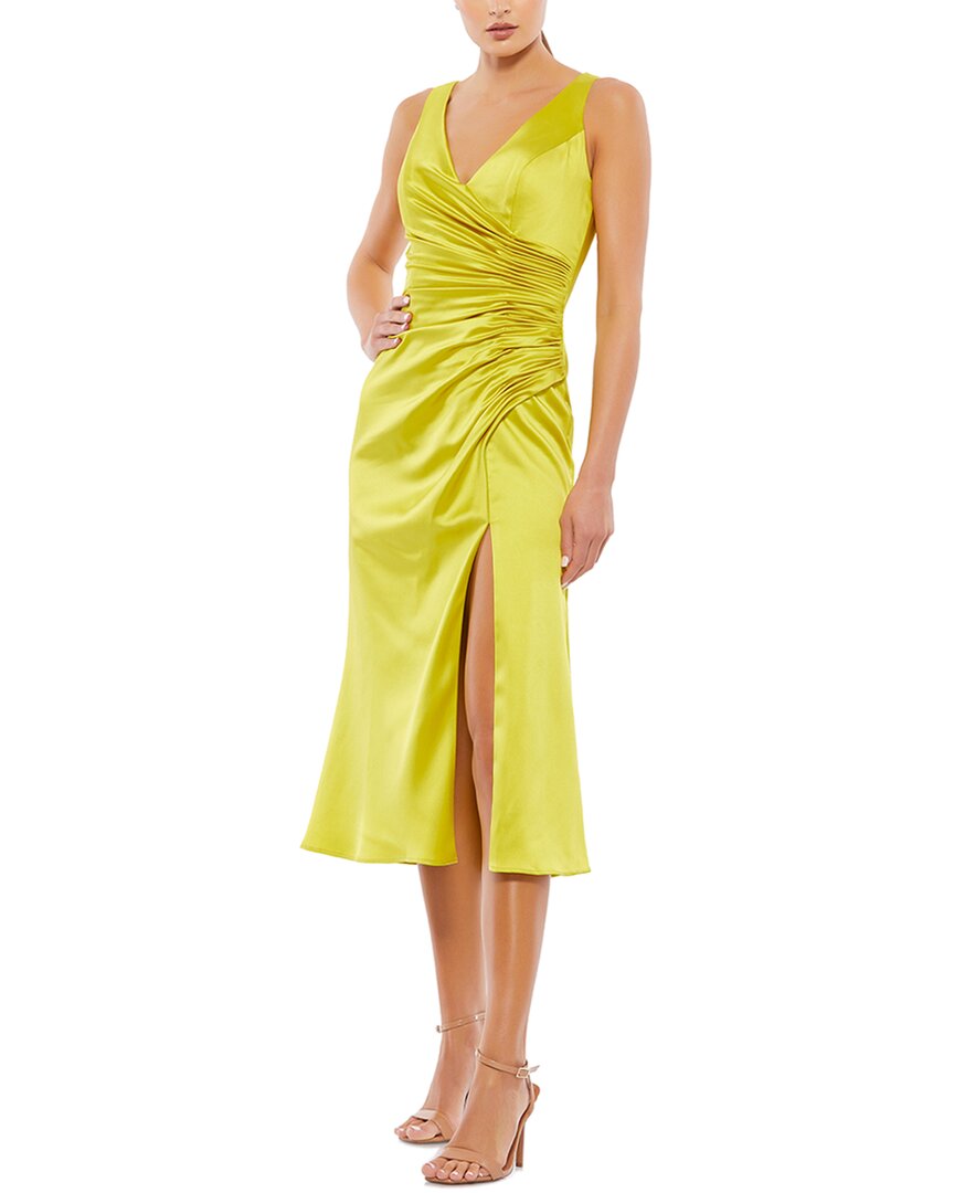 

Платье миди Mac Duggal, Chartreuse