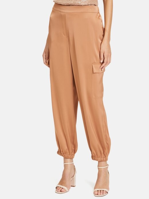 

Брюки без застежки Vera Mont, золотой