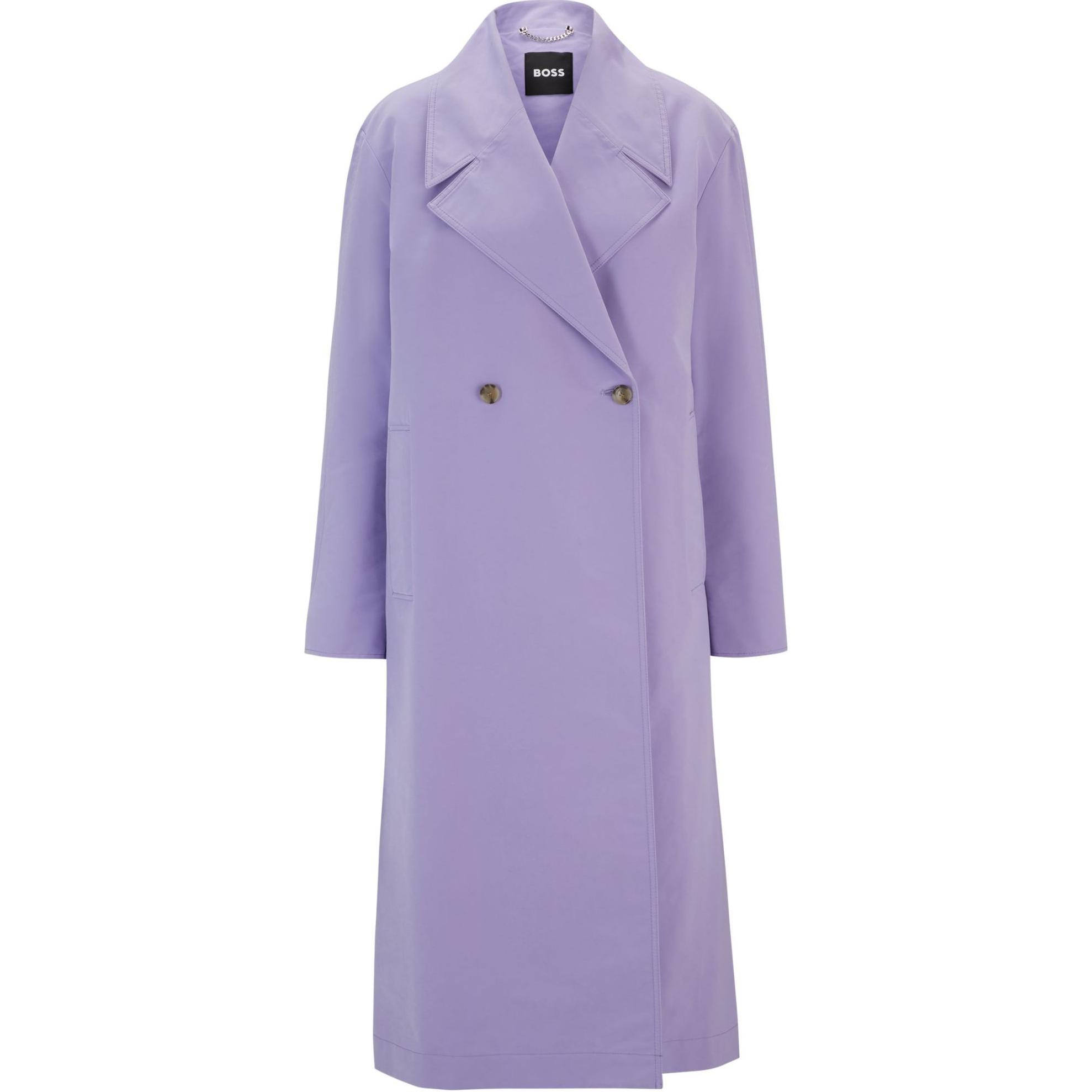 

HUGO BOSS Женское фиолетовое пальто, Purple
