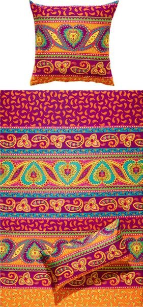 

Комплект постельного белья REDBEST 203113 2-teilig, 200x1x200 см цвет orange-beere
