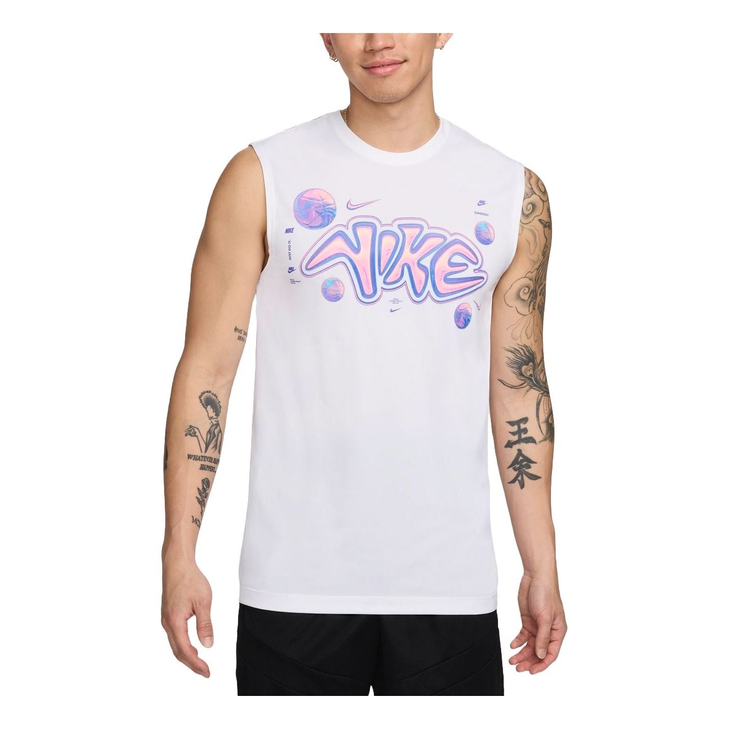 

Спортивный топ Nike Dri-FIT Basketball Tank Asia Sizing 'White' FV8415-100, белый