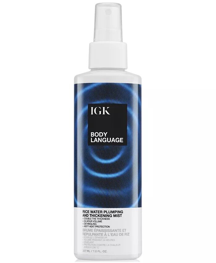 

Body Language Rice Water Утолщающий и утолщающий спрей Igk Hair