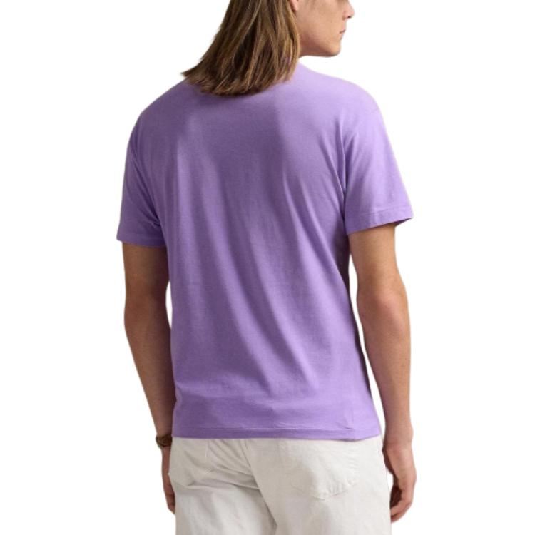Футболка Polo Ralph Lauren Polo Pony, фиолетовый — фото 3