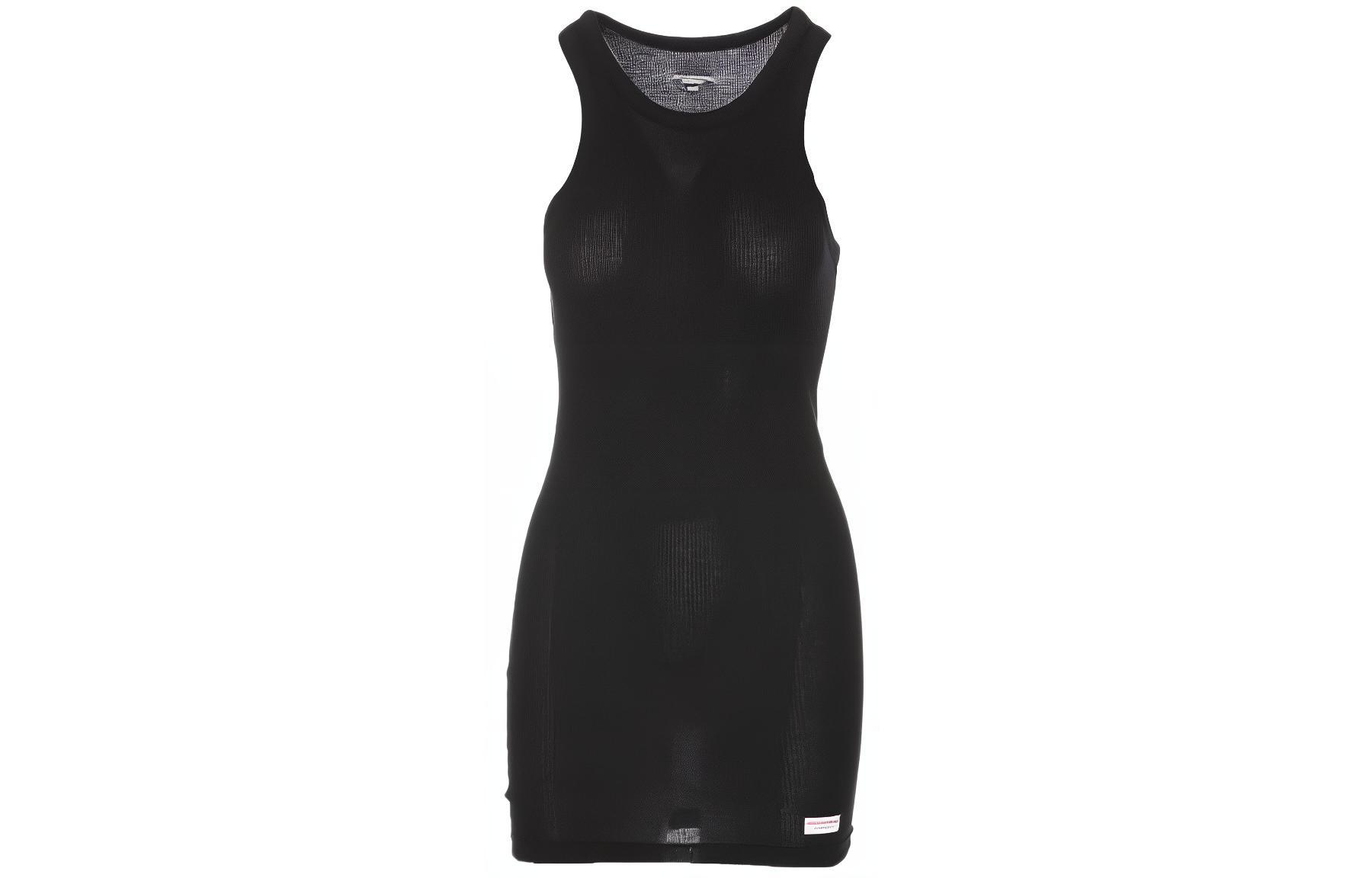 

Женское черное платье без рукавов Alexander Wang