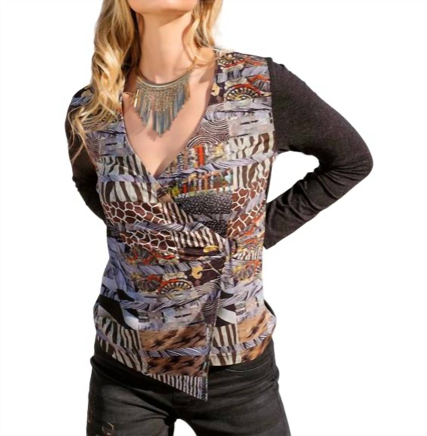 

Топ Simply Art Joy Burlington в разноцветном цвете DOLCEZZA, мультиколор