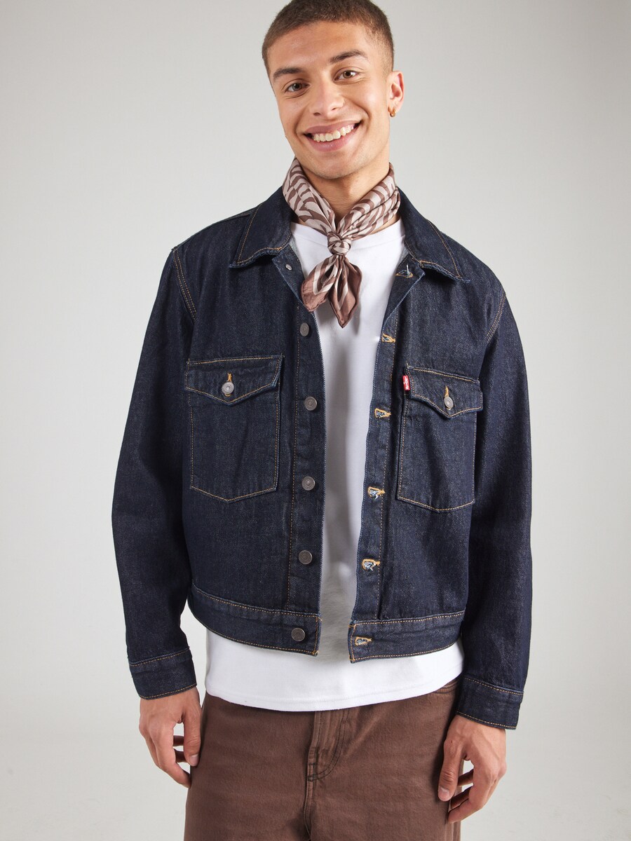 Демисезонная куртка LEVIS ┬о Embarcadero Station Trucker Jacket, Dark blue — фото 2