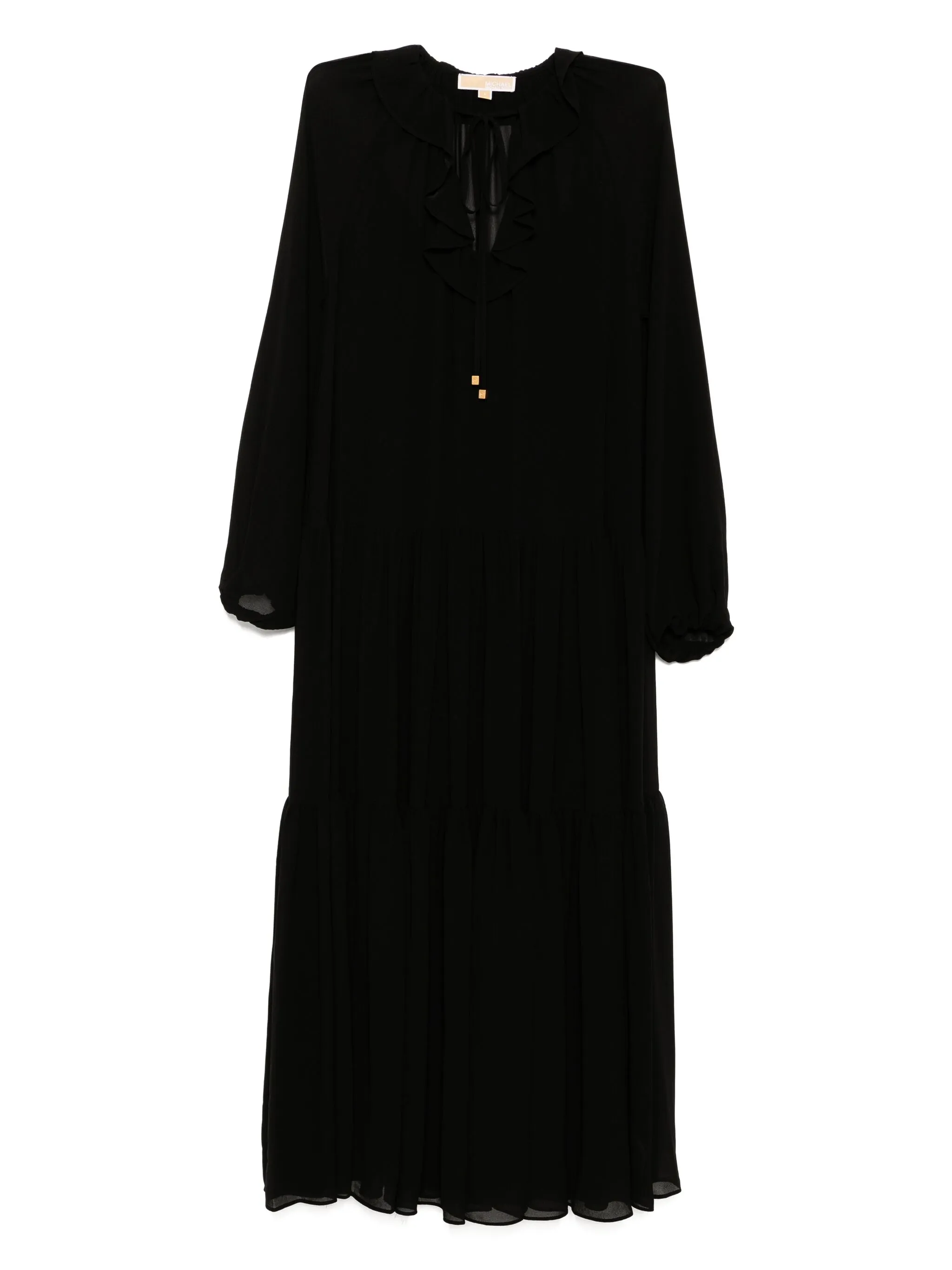 

Платье с оборками Michael Kors, черный