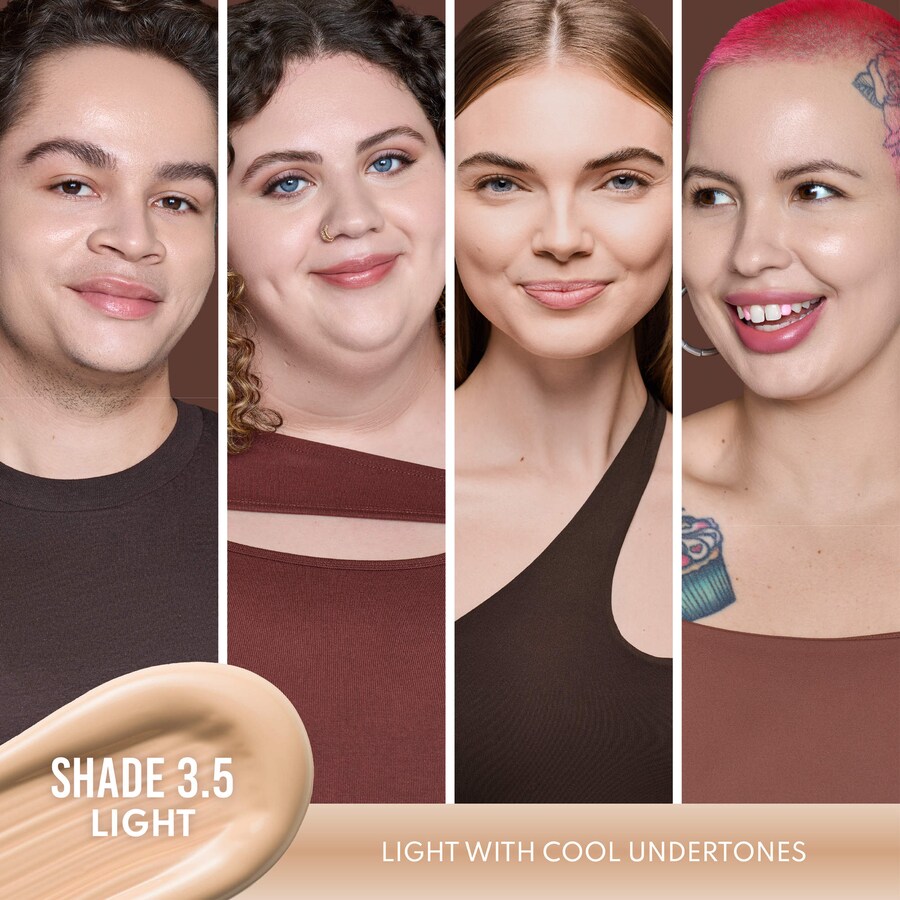 Сыворотка Danessa Myricks Beauty — Успокаивающая для кожи Yummy Skin Soothing Serum Skin Tint Foundation с пептидами и, 45 мл — фото 3