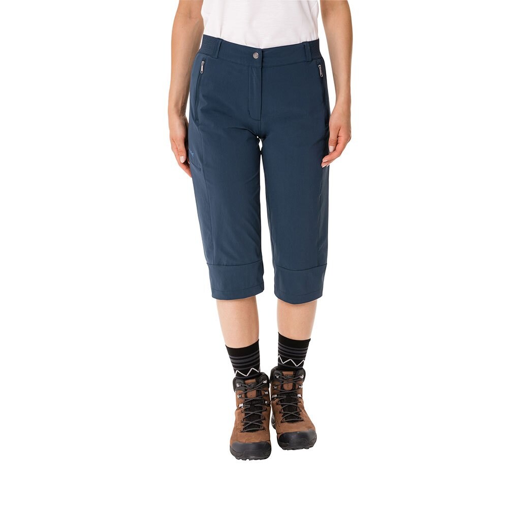 

Брюки VAUDE Farley Stretch Capri III, синий