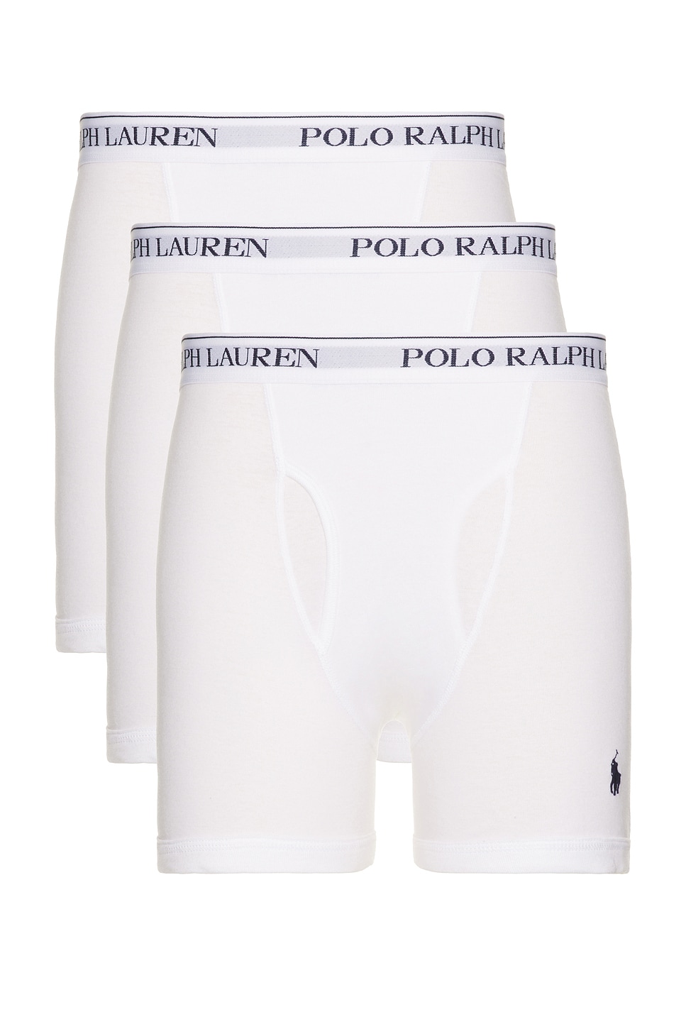 

Классические хлопковые боксеры 3 шт Polo Ralph Lauren, White & Cruise Navy PP