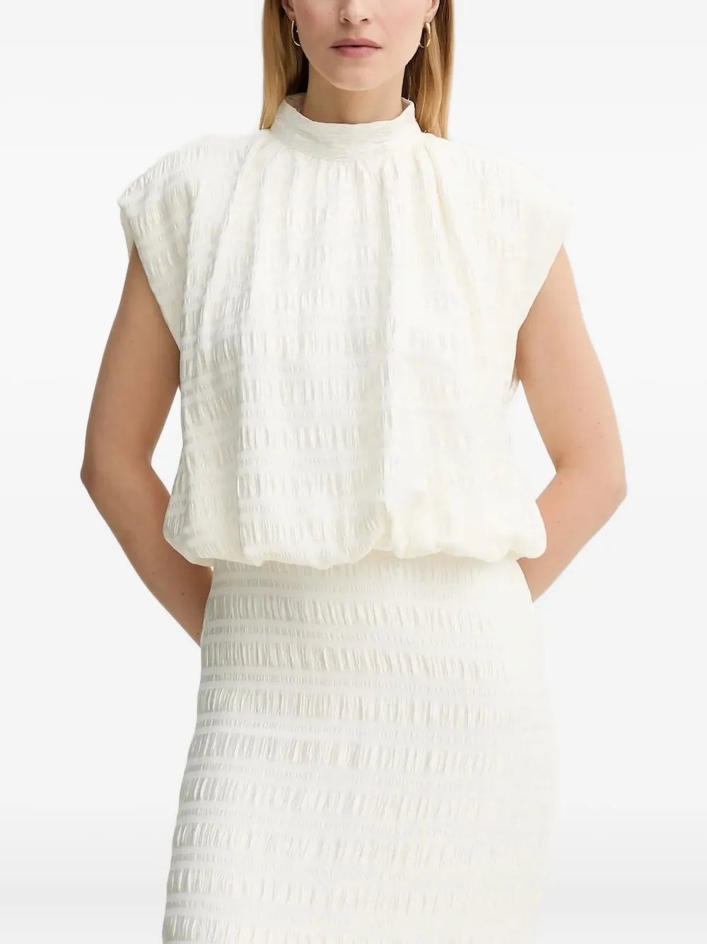 

Платье миди с бахромой Bruuns Bazaar, белый