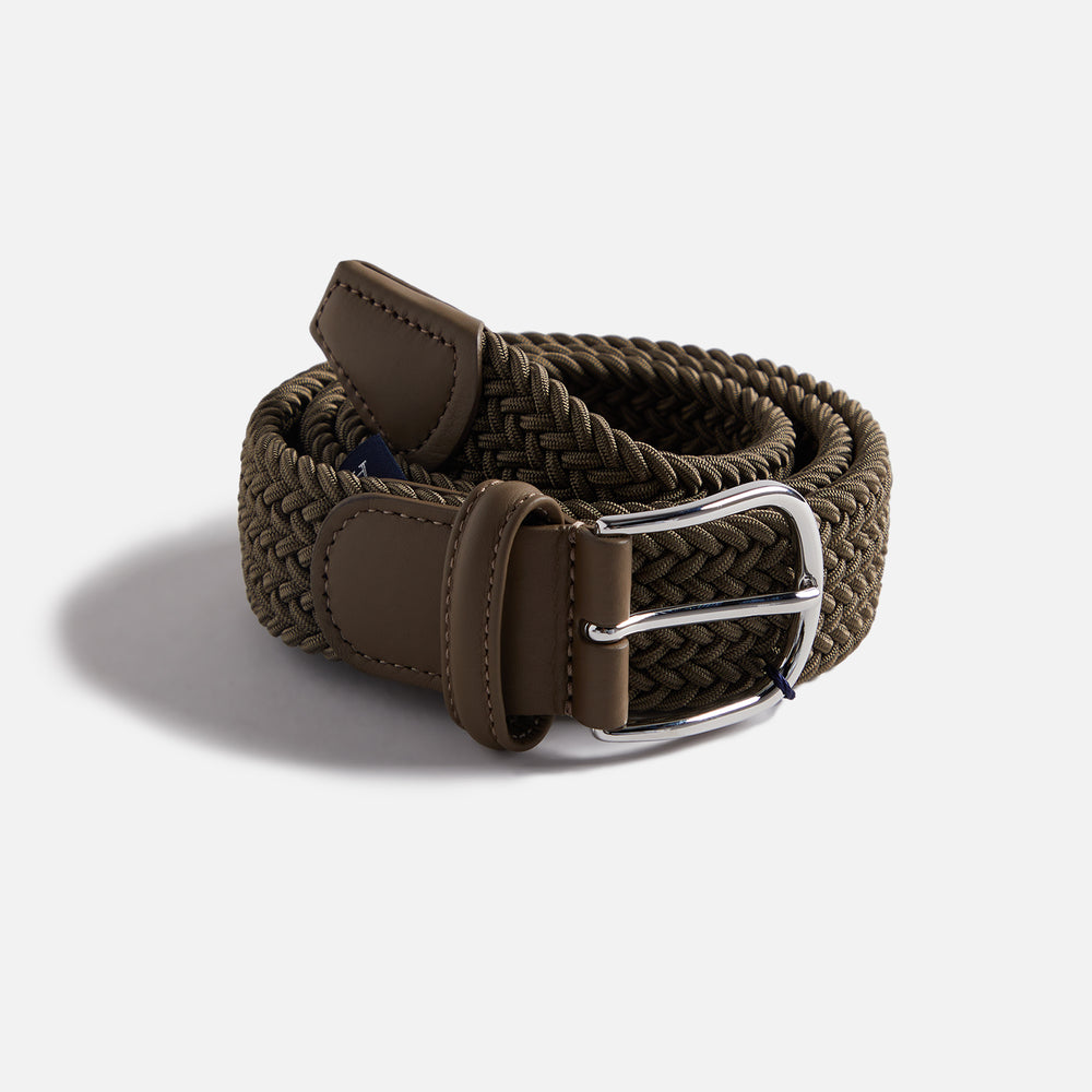 

Ремень Anderson's Classic Stretch Woven Belt, хаки