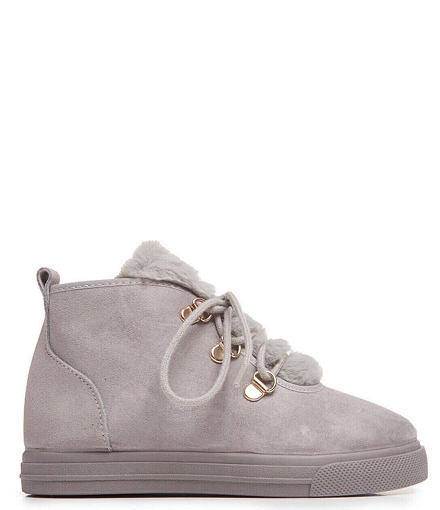 

Childrenchic Замшевые пинетки на шнуровке для мальчиков (для малышей), серый