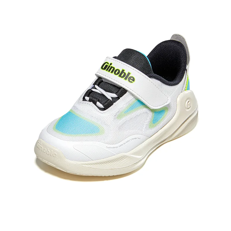 Кроссовки для малышей Balance с легкой амортизацией GINOBLE, Feather White/Lotus Orange — фото 3