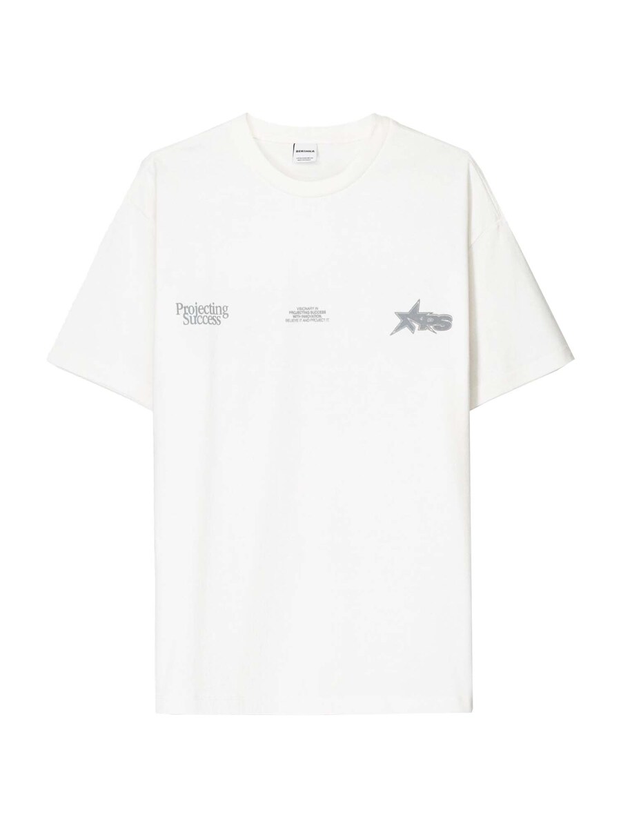 

Рубашка Bershka, белый