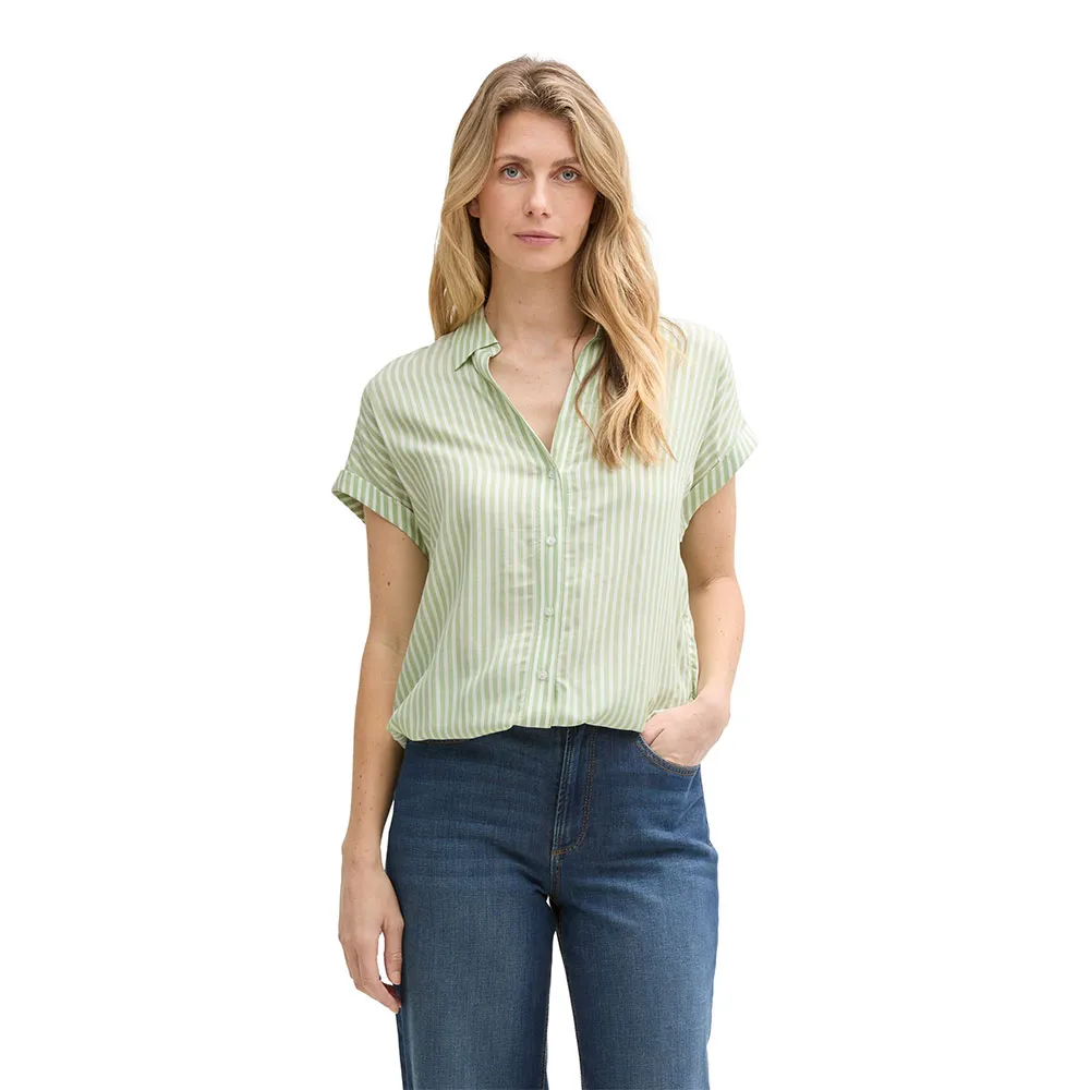 

Блузка с коротким рукавом Tom Tailor 1045239, зеленый