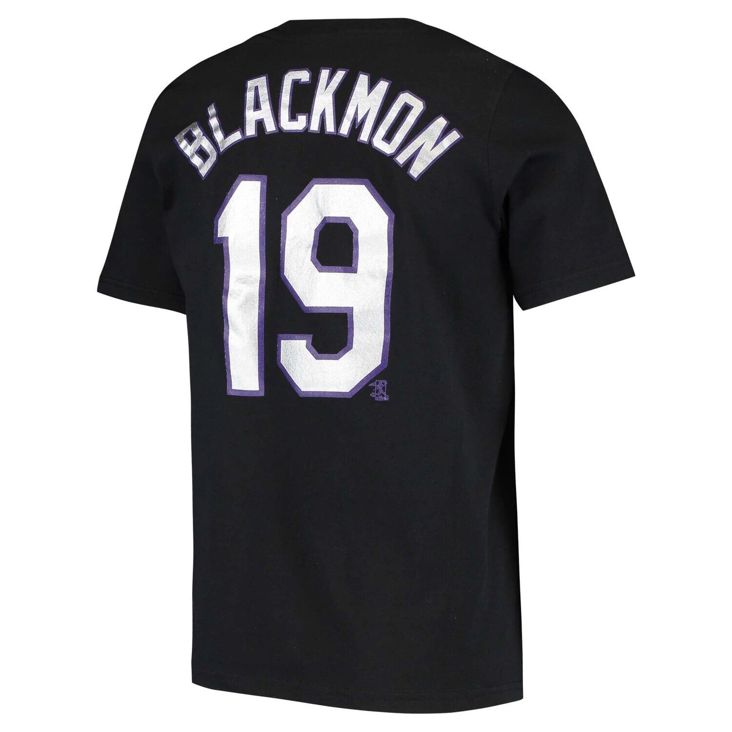 Молодежная футболка Nike Charlie Blackmon Black Colorado Rockies с именем и номером игрока Nike — фото 3